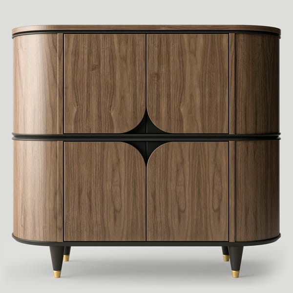 КОМОД, фасад №4 «орех»