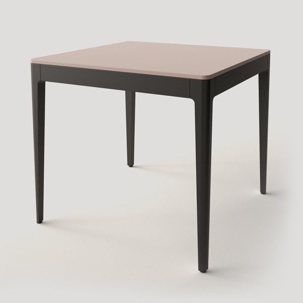 Обеденный стол, покраска 3 (ral 1019 + ral 9011)