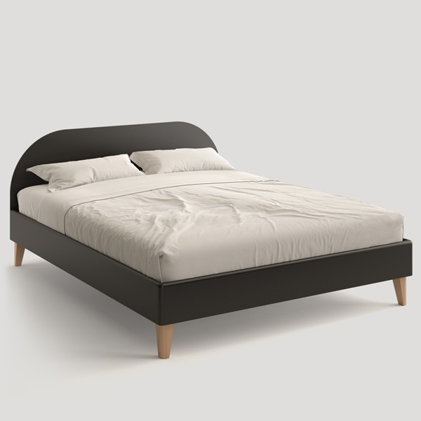 Кровать, спинка №3 «минимализм», ширина 160см