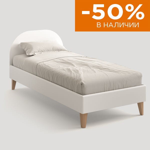 КРОВАТЬ ОДНОСПАЛЬНАЯ (АКЦИЯ), спинка №3 «минимализм»