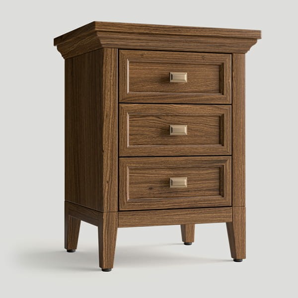 Тумбочка прикроватная , фасад №1 «классика», ножки №1 