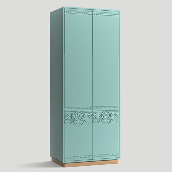 Большой шкаф, фасад №9 «рустик», ножки №6 «цоколь 62мм»