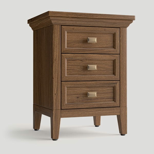 Тумбочка прикроватная , фасад №1 «классика», ножки №1 